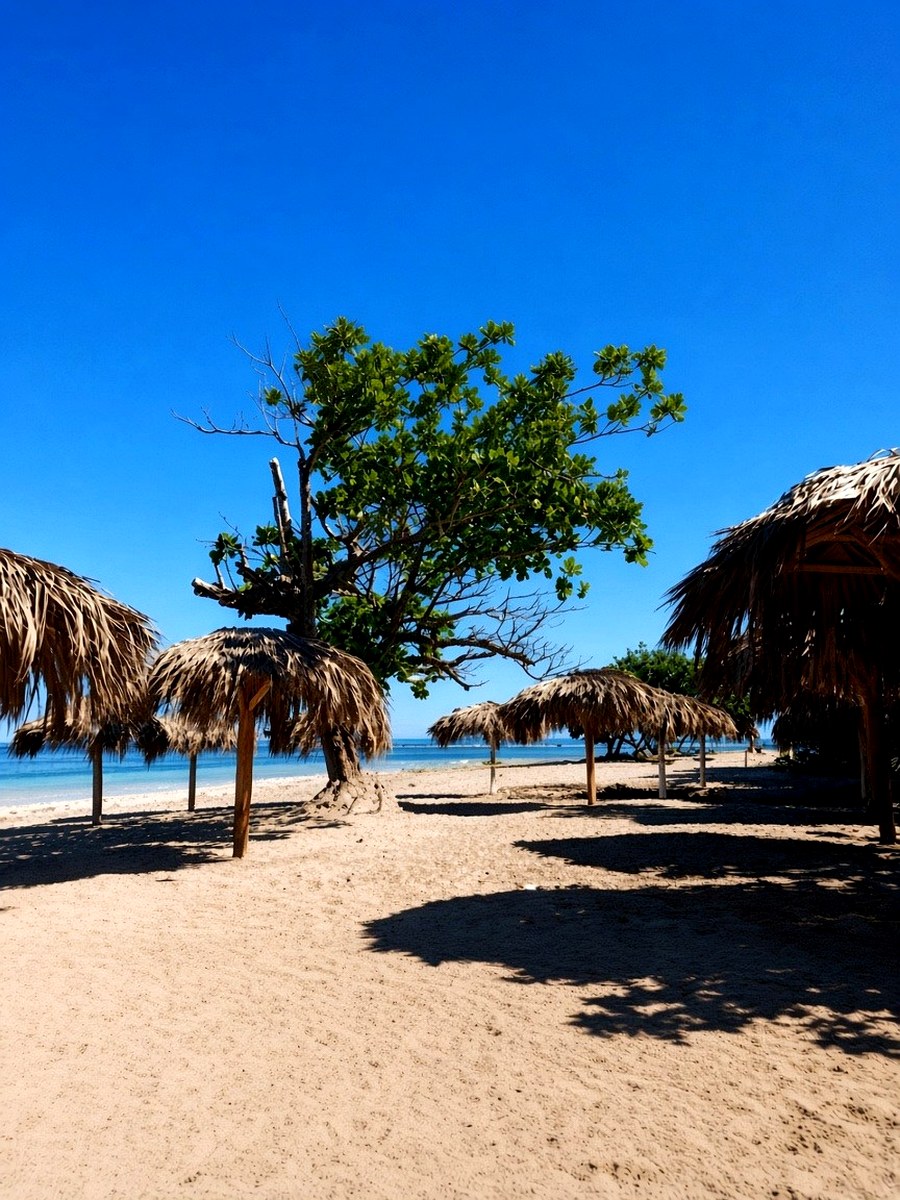 Costambar beach shoreline and reef channels
