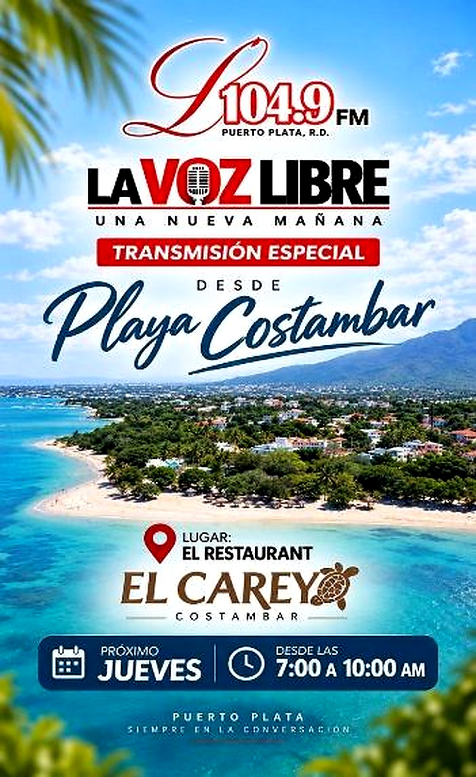 La Voz Libre special broadcast poster