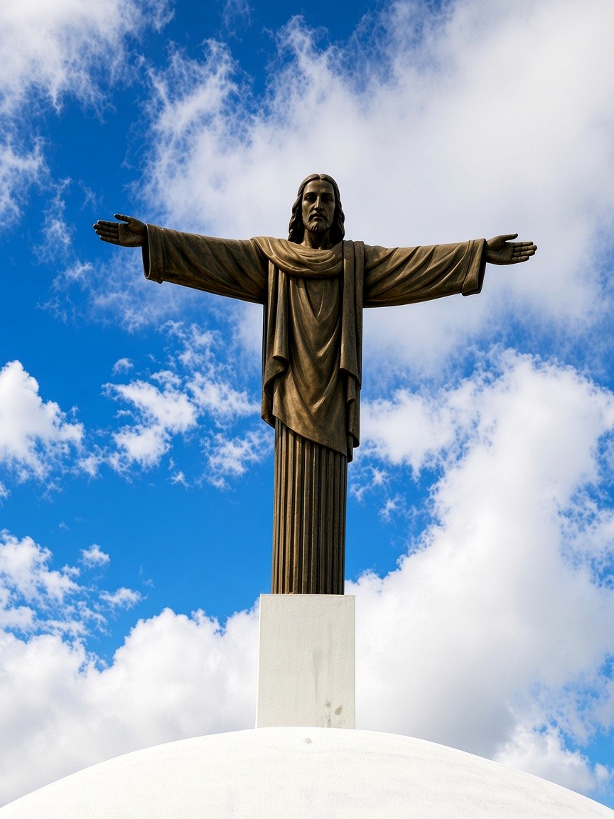 Cristo Redentor overlooking Costambar