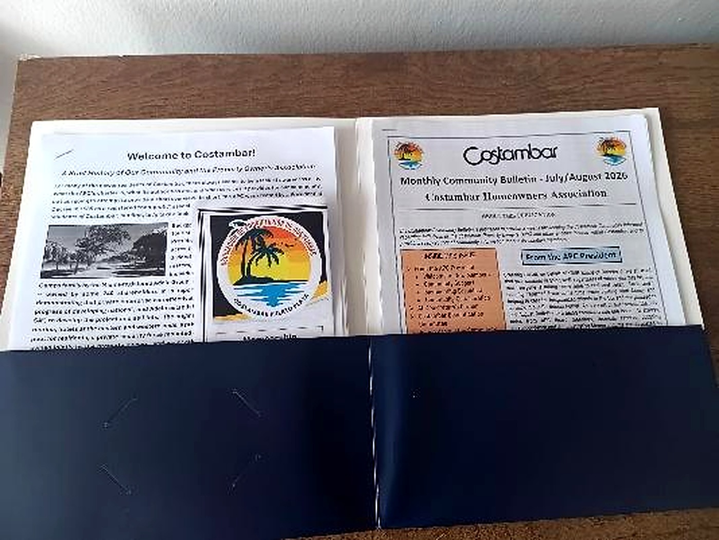 New APC membership packet materials